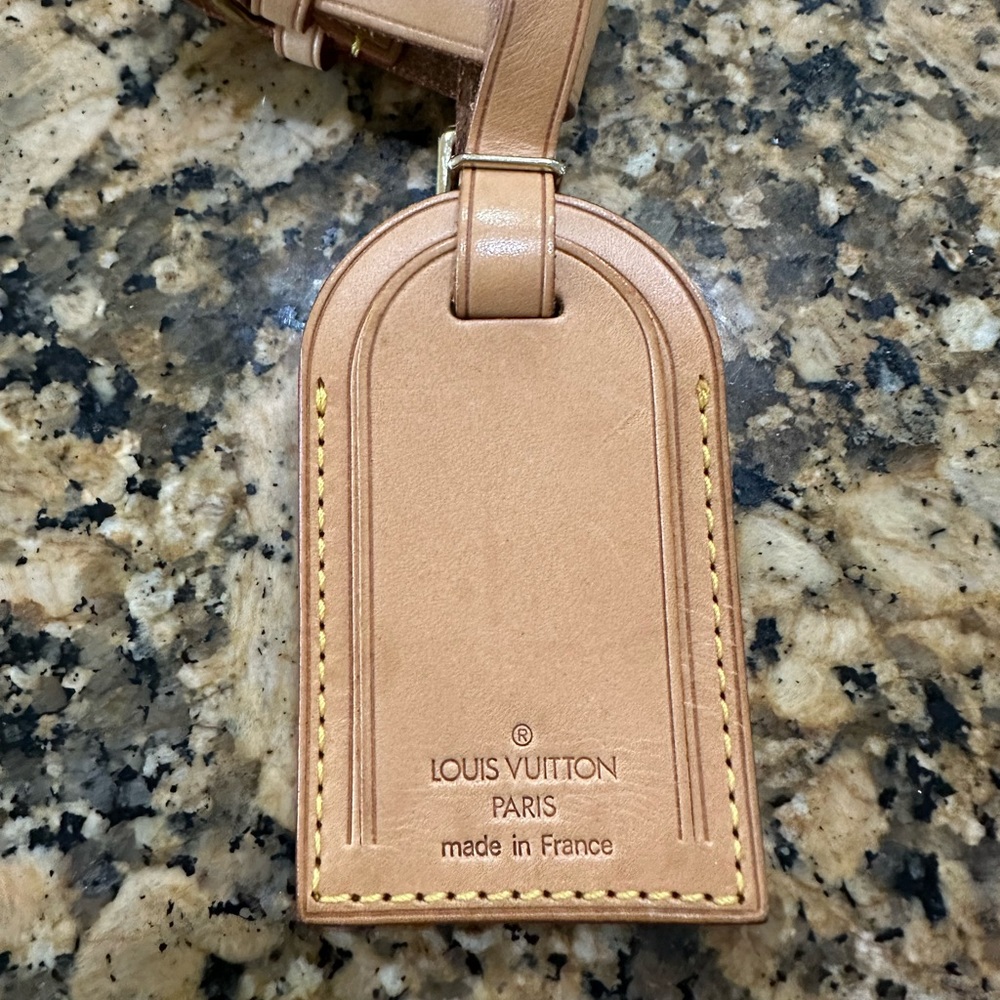 Louis Vuitton luggage tag